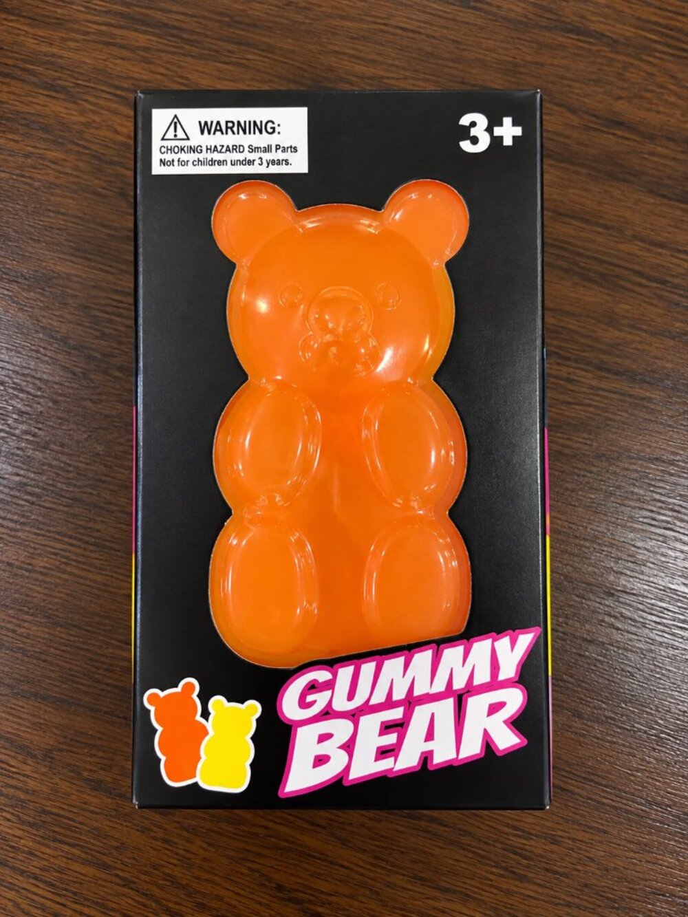 Orange Gummy Bear Squishy Sensory Fidget Toy – New in Box